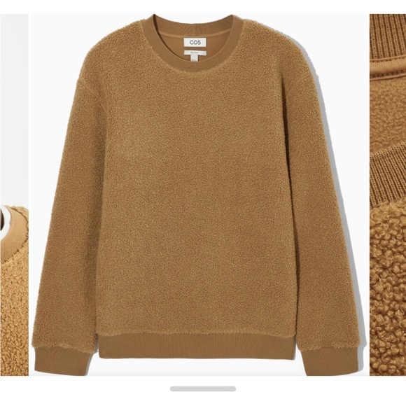 COS Men's Teddy‎ Sweatshirt - Brown - Picture 1 of 7